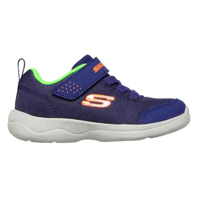 Skechers Skech-Stepz 2.0 - Mini Wanderer Sneaker in Navy Blue/Lime, Size | Textile/Synthetic, Ma