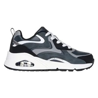 Skechers Boy's Uno Gen1 - Colour Surge Sneaker in Gray/Black, Size | Textile/Synthetic