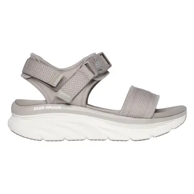 Skechers Women's Relaxed Fit: D'Lux Walker - Daily Outing Sandals in Taupe, Size | Textile/Synth