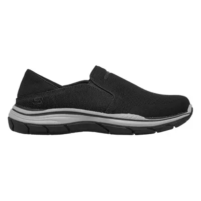 Skechers Men's Relaxed Fit: Expected 2.0 - Demar Slip-On Shoes in Black, Size | Textile/Syntheti