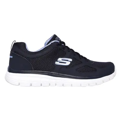 Skechers Men's Burns - Agoura Sneaker in Navy Blue, Size | Leather/Textile/Synthetic