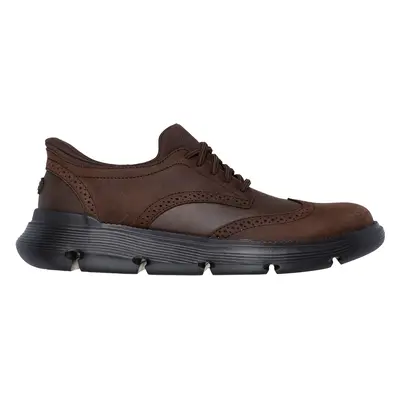 Skechers Men's Slip-ins: Garza - Sully Shoes in Cocoa, Size | Leather/Synthetic/Textile