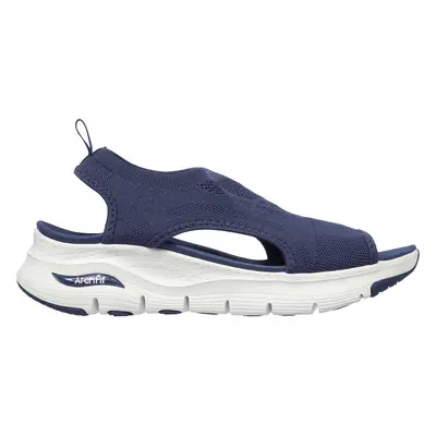 Skechers Women's Arch Fit - City Catch Sandals in Navy Blue, Size | Textile, Vegan, Machine Wash