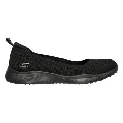 Skechers Women's Microburst 2.0 - Be Iconic Sneaker in Black, Size Wide | Textile/Synthetic, Veg