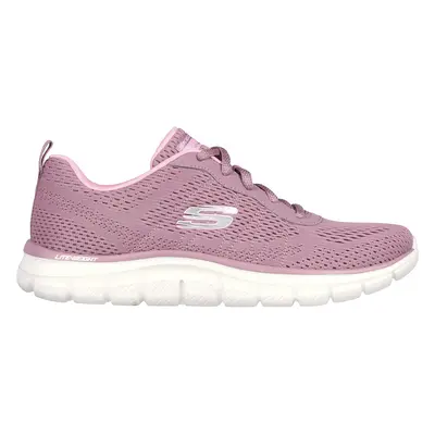 Skechers Women's Track - New Staple Sneaker in Dark Rose, Size | Textile/Synthetic, Vegan, Machi