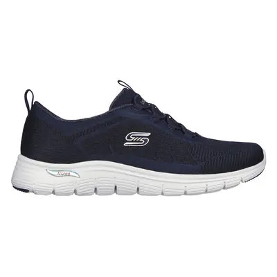 Skechers Women's Arch Fit Vista - Gleaming Sneaker in Navy Blue, Size | Textile/Synthetic, Vegan