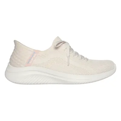 Skechers Women's Slip-ins: Ultra Flex 3.0 - Brilliant Sneaker in Natural, Size Wide | Textile, V