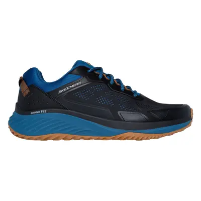 Skechers Men's Bounder RSE Sneaker in Black/Teal, Size | Synthetic/Textile, Machine Washable