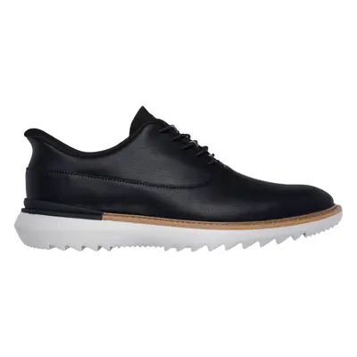 Skechers Men's Slip-ins Mark Nason: Mako - Hollins Shoes in Black, Size | Leather