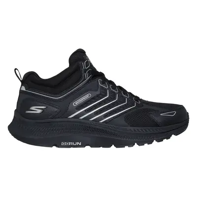 Skechers Men's GO RUN Consistent 2.0 - 100% Waterproof Sneaker in Black, Size | Leather/Textile/