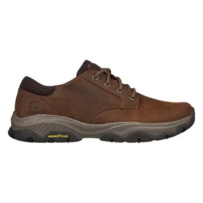 Skechers Men's Relaxed Fit: Craster - Fenzo Shoes in Brown, Size | Leather