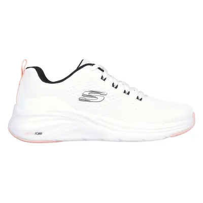 Skechers Women's Vapor Foam - Fresh Trend Sneaker in White/Black/Coral, Size | Textile/Synthetic