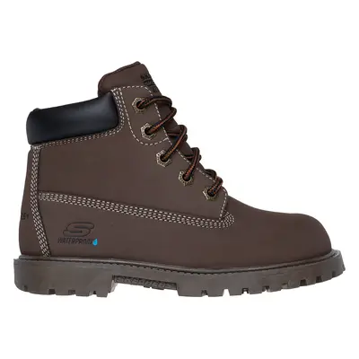 Skechers Boy's Power Reach - Hydro-Tread Boots in Dark Brown, Size | Synthetic