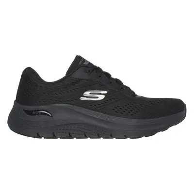 Skechers Women's Arch Fit 2.0 - Big League Sneaker in Black, Size Wide | Textile/Synthetic, Vega