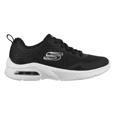 Skechers Boy's Microspec Max Sneaker in Black, Size | Textile/Synthetic