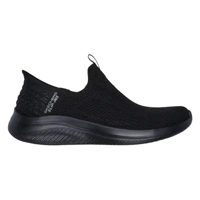 Skechers Women's Slip-ins: Ultra Flex 3.0 - Easy Win Sneaker in Black | Textile/Synthetic, Vegan