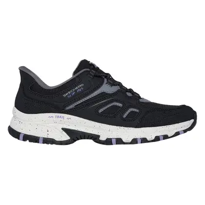 Skechers Women's Slip-ins: Hillcrest - Kamalino Sneaker in Black/Purple, Size | Synthetic/Textil