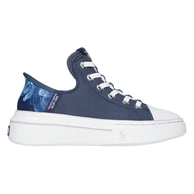 Skechers Women's Slip-ins: Snoop One - Boss Life Canvas Sneaker in Navy Blue, Size | Textile/Lea