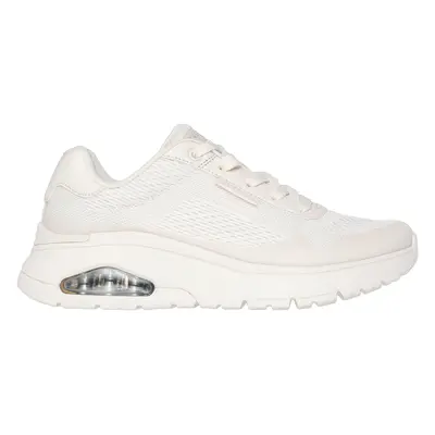 Skechers Women's Uno Flex - Spring On Air Sneaker in Off White, Size | Synthetic/Textile, Vegan