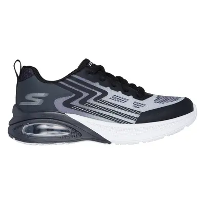 Skechers Boy's Microspec Max Advance - Vadieno Sneaker in Black/Charcoal, Size | Textile/Synthet