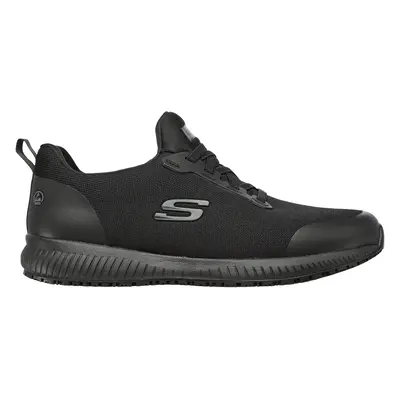 Skechers Men's Work: Squad SR - Myton Slip-On Shoes in Black, Size | Textile/Synthetic