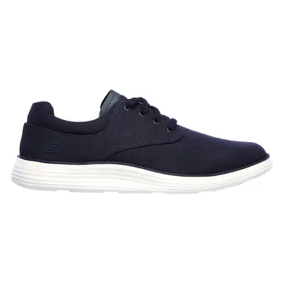 Skechers Men's Status 2.0 - Burbank Sneaker in Navy Blue, Size | Textile, Vegan