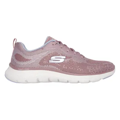 Skechers Women's Flex Appeal 5.0 - Cruising Thru Sneaker in Mauve/Blue, Size | Textile/Synthetic