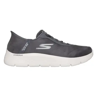 Skechers Men's Slip-ins: GO WALK Flex - Smooth Motion Sneaker in Gray, Size | Textile/Synthetic