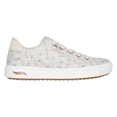 Skechers Women's Arch Fit Arcade - Print Powa Sneaker in Off White, Size | Textile, Vegan, Machi