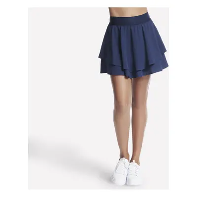 Skechers Women's Sport Court Layered Skort in Navy Blue, Size | Polyester/Spandex