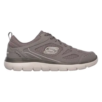 Skechers Men's Summits - South Rim Sneaker in Charcoal, Size | Leather/Textile/Synthetic