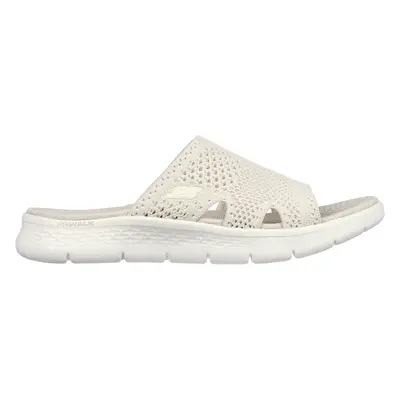 Skechers Women's GO WALK Flex Sandal - Elation Sandals in Natural, Size | Textile, Vegan, Machin