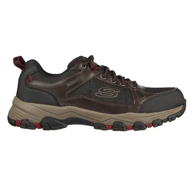 Skechers Men's Relaxed Fit: Selmen - Cormack Sneaker in Chocolate/Black, Size | Leather/Syntheti