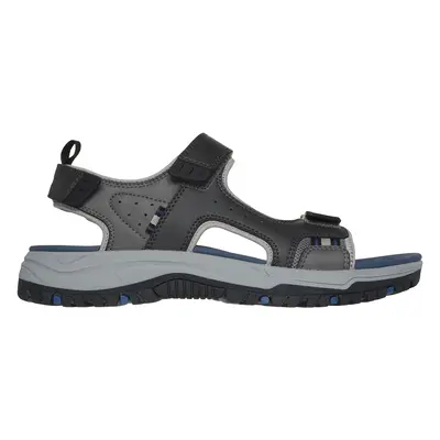 Skechers Men's Relaxed Fit: Prewitt - Rigdon Sandals in Gray, Size | Synthetic/Textile, Vegan