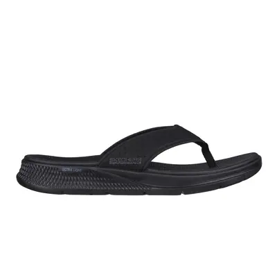 Skechers Men's GO Consistent Sandal - Penthouse Sandals in Black, Size | Textile/Synthetic, Vega