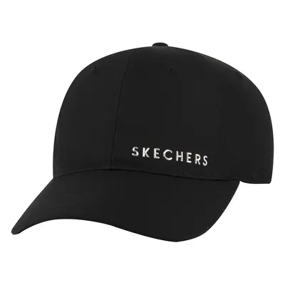 Skechers Women's Skech-Shine Foil Baseball Hat in Black | Polyester/Spandex