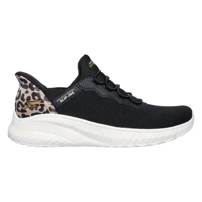 Skechers Women's Slip-ins: BOBS Sport Squad Chaos - Seize The Hour Sneaker in Black, Size | Text