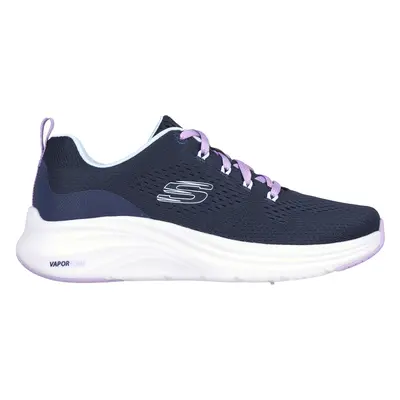 Skechers Women's Vapor Foam - Fresh Trend Sneaker in Navy Blue/Lavender, Size | Textile/Syntheti