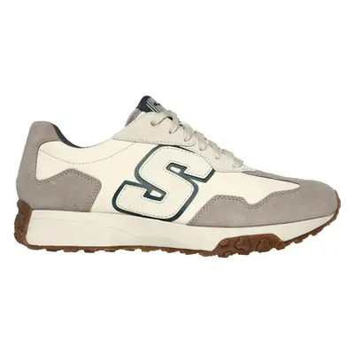 Skechers Men's Upper Cut Neo Jogger - Lantis Sneaker in Off White, Size | Leather/Textile/Synthe