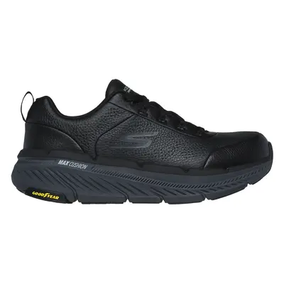 Skechers Men's Max Cushioning Premier 2.0 - Lucid Sneaker in Black/Charcoal, Size | Leather/Synt