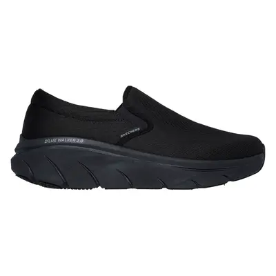 Skechers Men's Relaxed Fit: D'Lux Walker 2.0 - Denmor Sneaker in Black, Size | Textile, Vegan, M