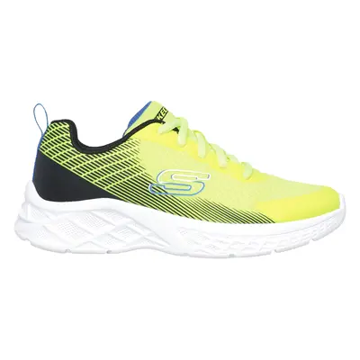 Skechers Boy's Microspec II - Vovrix Sneaker in Yellow/Black, Size | Textile/Synthetic, Machine 