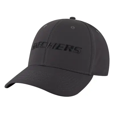 Skechers Men's Tearstop Snapback Hat in Black/Charcoal | Polyester