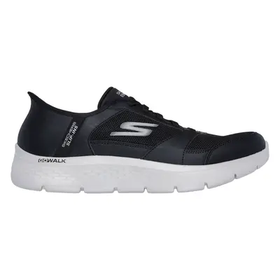 Skechers Men's Slip-ins: GO WALK Flex - Anza Sneaker in Black/Gray, Size | Synthetic/Textile, Ve