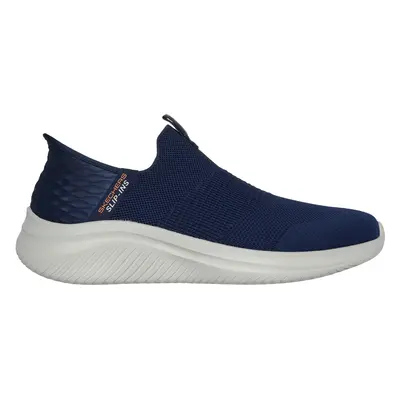 Skechers Men's Slip-ins: Ultra Flex 3.0 - Smooth Step Sneaker in Navy Blue, Size | Textile, Vega