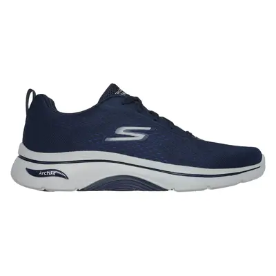 Skechers Men's GO WALK Arch Fit 2.0 - Idyllic Sneaker in Navy Blue, Size | Textile/Synthetic, Ma