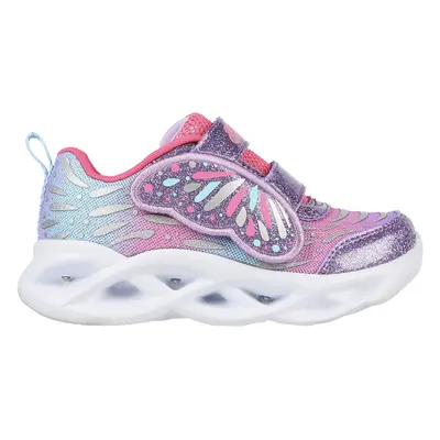 Skechers Lights: Twisty Brights - Wingin' It Sneaker in Lavender/Pink, Size | Textile/Synthetic