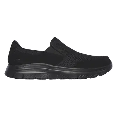 Skechers Men's Work Relaxed Fit: Flex Advantage - McAllen SR Slip-On Shoes in Black, Size | Text