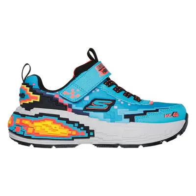 Skechers Boy's Mega-Craft 4K Sneaker in Turquoise/Black | Synthetic/Textile