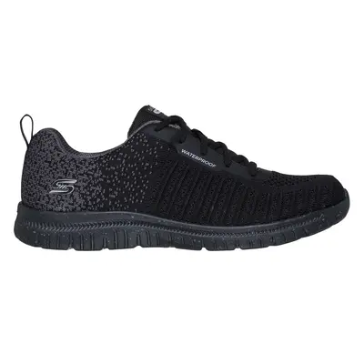 Skechers Women's Virtue - Dryspell Sneaker in Black/Charcoal, Size | Textile/Synthetic, Vegan